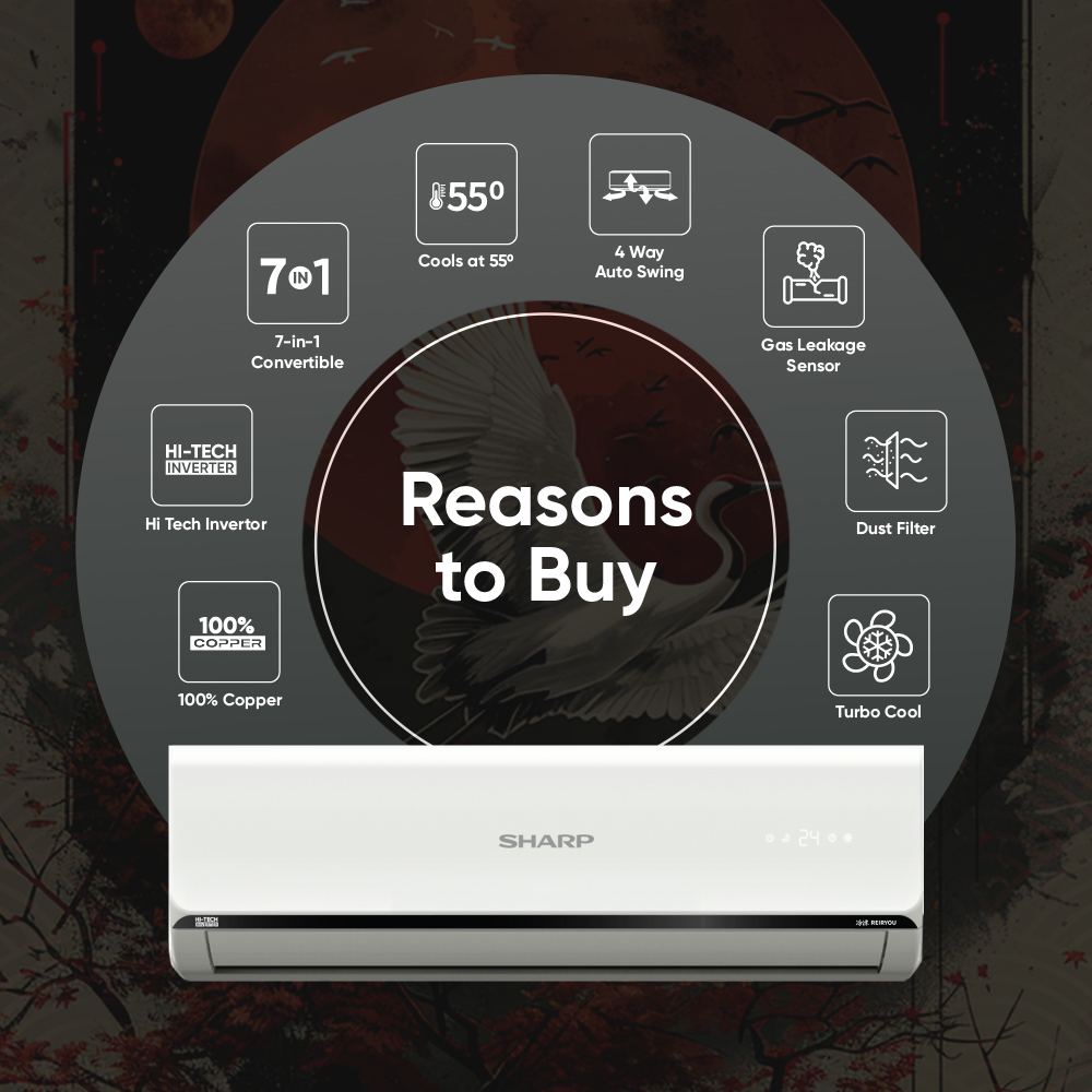 Sharp AC 1 Ton - features