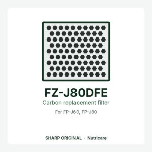 Sharp FZ-J80DFE Carbon Replacement Filter image 1