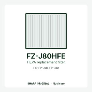 Sharp FZ-J80HFE HEPA Replacement Filter image 1