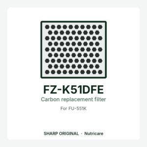 Sharp FZ-K51DFE Carbon Replacement Filter image 1