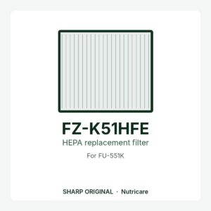 Sharp FZ-K51HFE HEPA Replacement Filter image 1